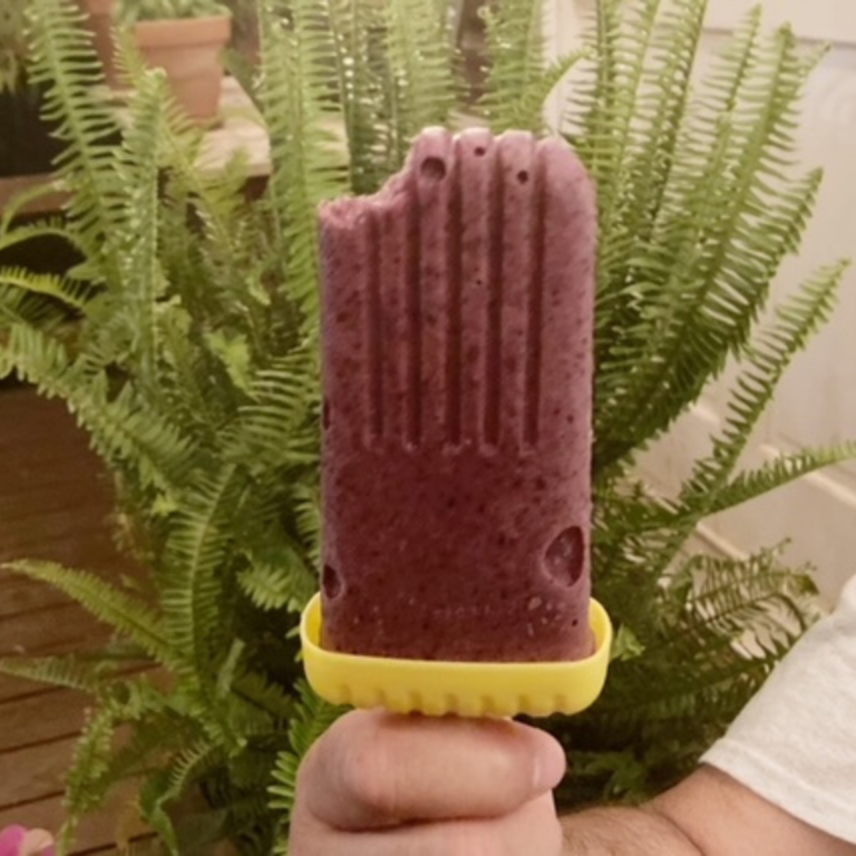 healthy frozen fruit bars in molds homemade cherry banana popsicles blended fruit popsicle mixture creamy yogurt fruit pops recipe